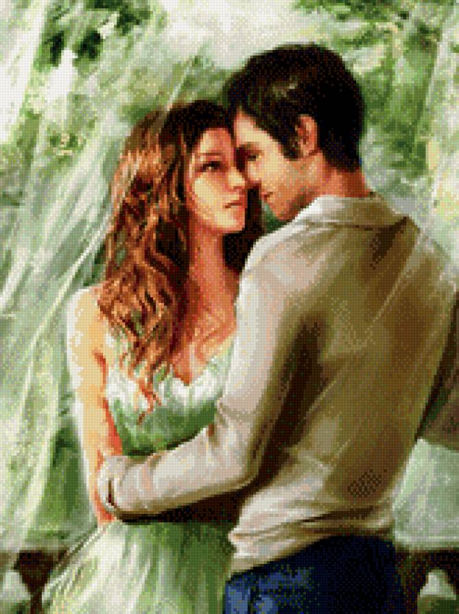 двое - встреча, любовь, нежность - предпросмотр