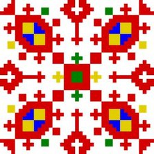 Схема вышивки «Платок жениха»