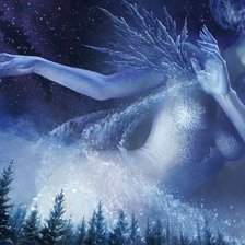 Схема вышивки «Зима»