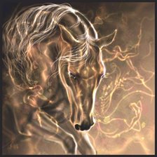 Схема вышивки «Лошадь»