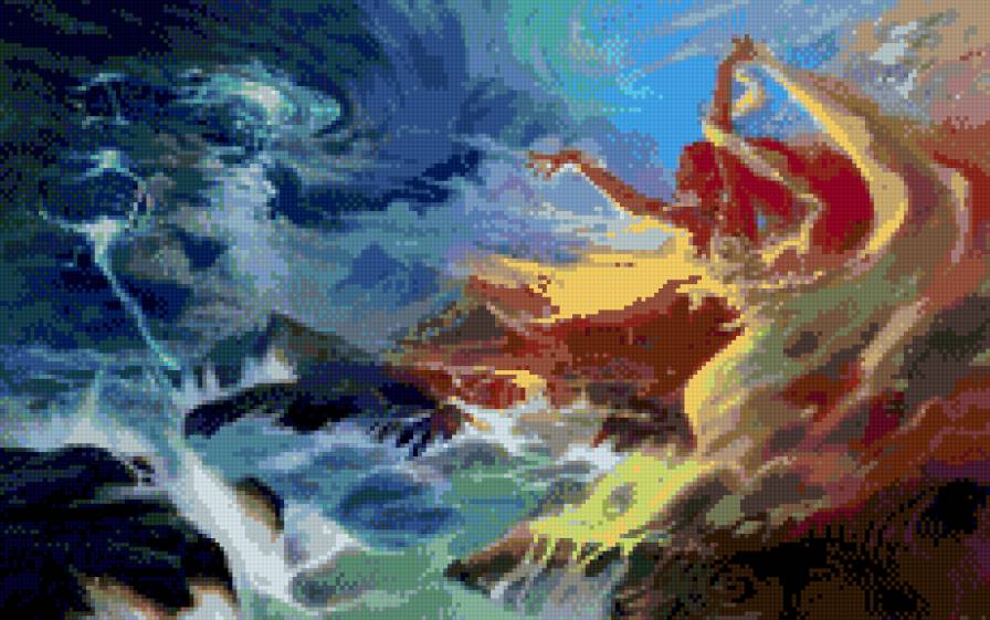 3 стихии   Огонь и вода - предпросмотр