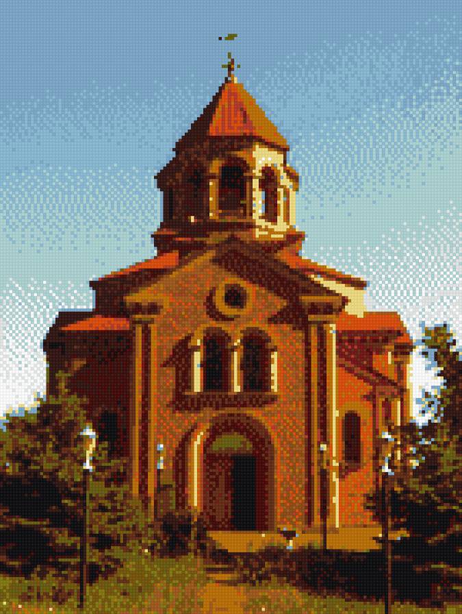 Армянская церковь - здание, армянская, религия, церковь - предпросмотр