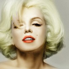 Схема вышивки «мерлин монро2»