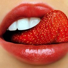 Схема вышивки «губы 2»