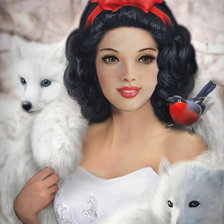 Схема вышивки «девушка мечты»