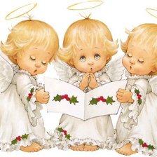 Схема вышивки «ангелочки»