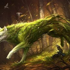 Схема вышивки «Хранитель леса»