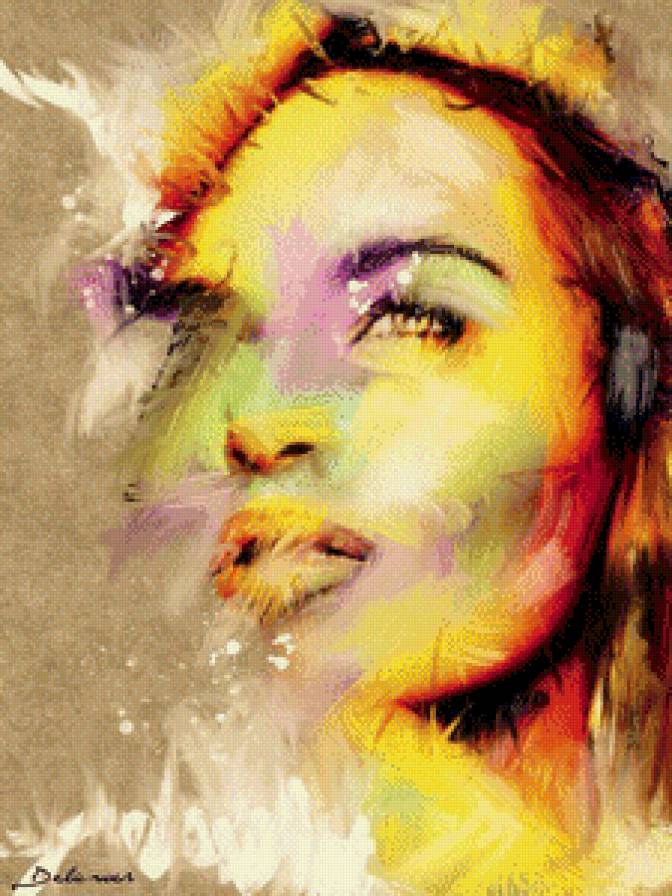 Арт - арт, портрет, девушка - предпросмотр