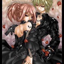 Схема вышивки «Темная любовь»