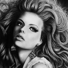 Схема вышивки «Монохром»