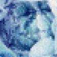 Предпросмотр схемы вышивки «Синие пионы» (№716767)