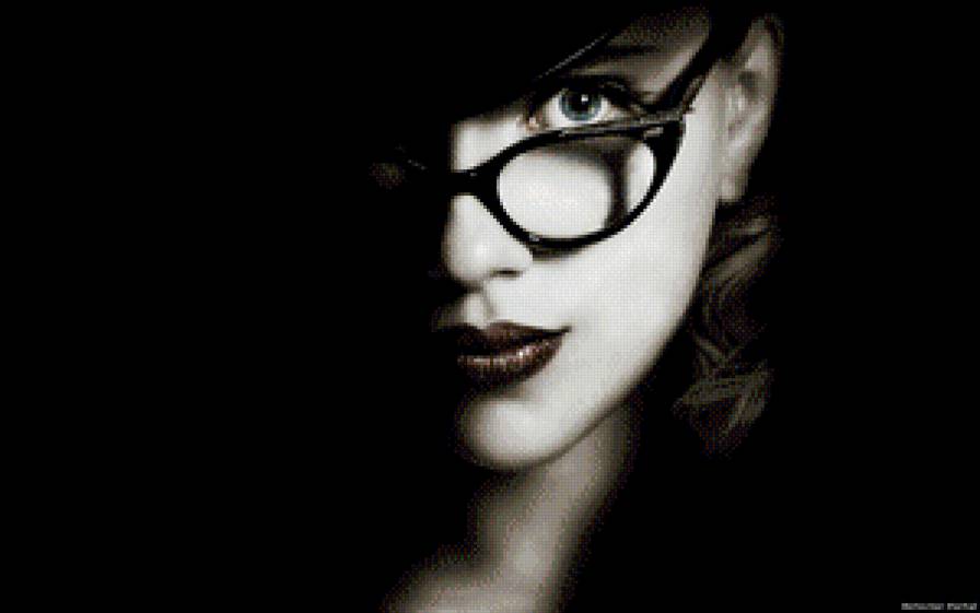 Девушка - девушка, монохром, портрет, тайна - предпросмотр