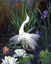 Схема вышивки «motylek z ptaszkiem»