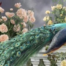 Схема вышивки «Paw»