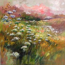 Схема вышивки «Łąki, trawy, kwiaty... III»