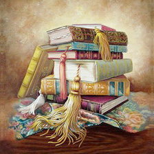 Схема вышивки «любимые книги»