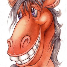 Схема вышивки «лошадка»