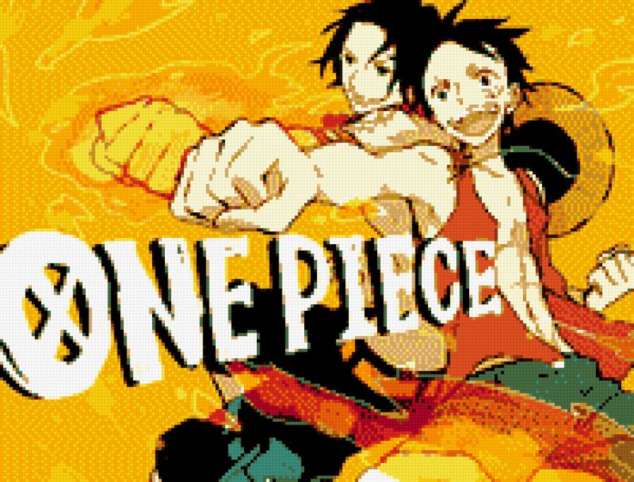 One piece - луффи, аниме, эйс, one piece - предпросмотр