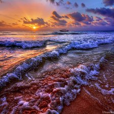 Схема вышивки «Закат»