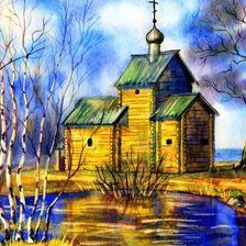 Схема вышивки «весна»