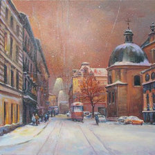 Схема вышивки «Місто Львів»