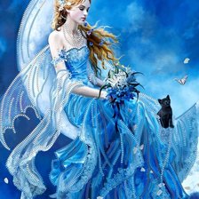 Схема вышивки «фея»