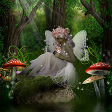 Схема вышивки «в волшебном лесу»