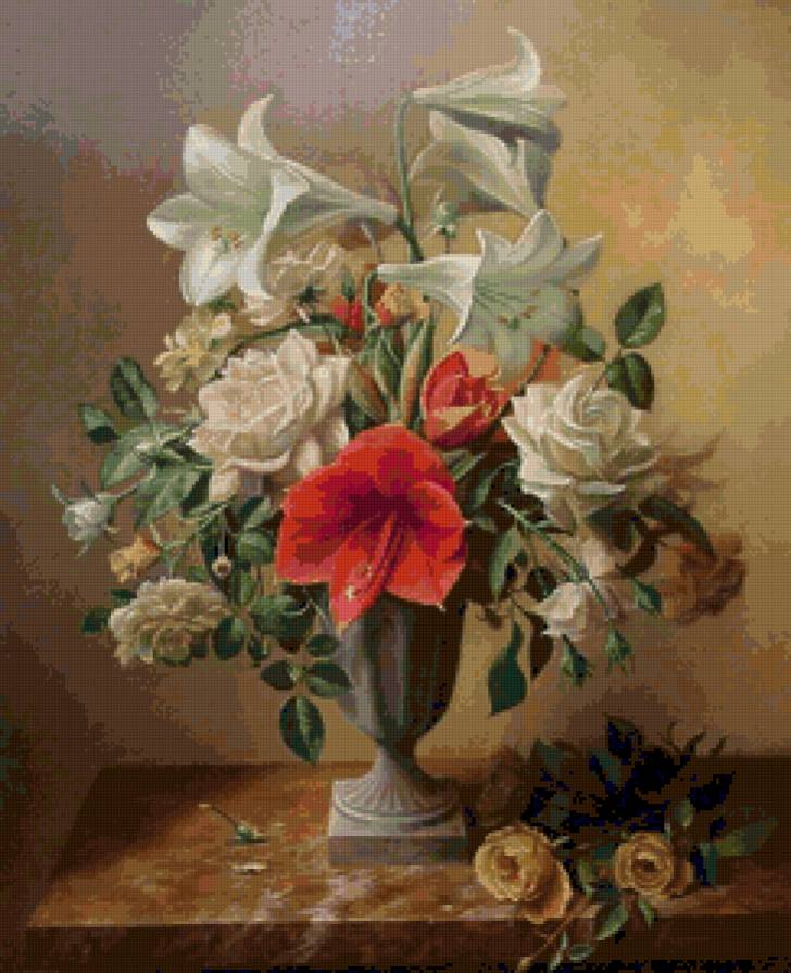 натюрморт - натюрморт, живопись, цветы - предпросмотр