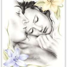 Схема вышивки «Сон любимых»