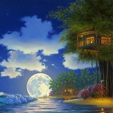 Схема вышивки «Райский уголок»