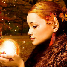 Схема вышивки «волшебница»