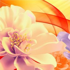 Схема вышивки «цветы»