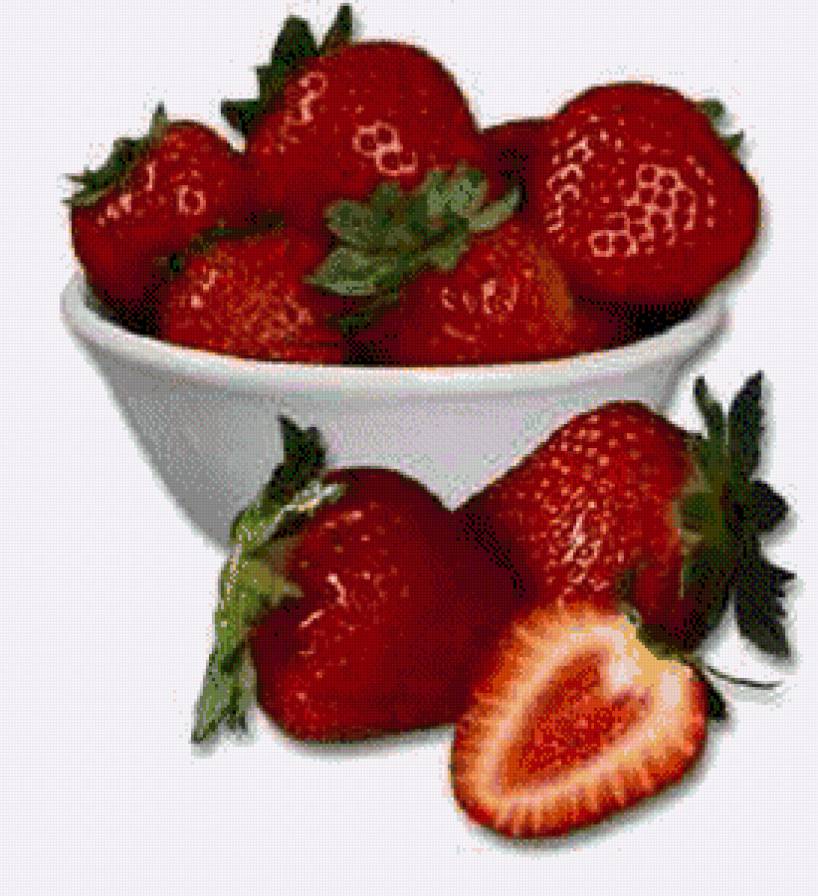 серия "фрукты" - ягоды.клубника - предпросмотр