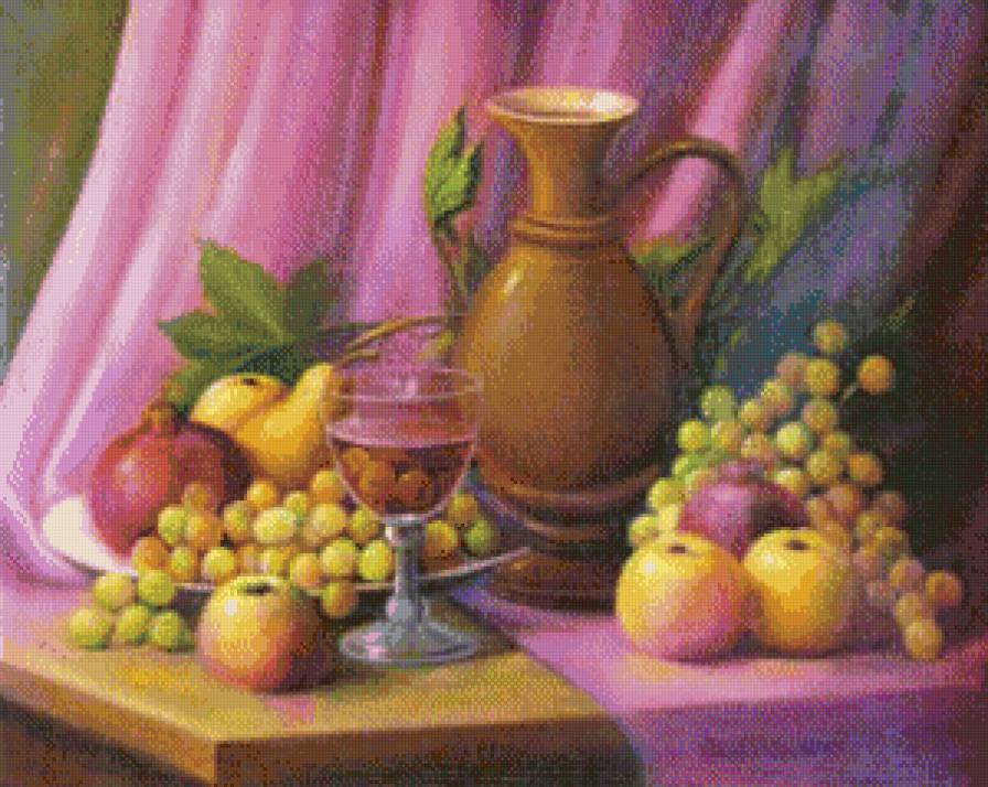 серия "фрукты" - фрукты.кувшин - предпросмотр