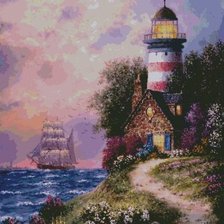 Схема вышивки «маяк»