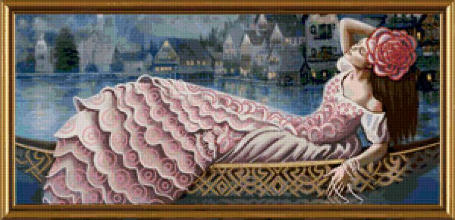 Русалочка - фэнтези, портрет - предпросмотр