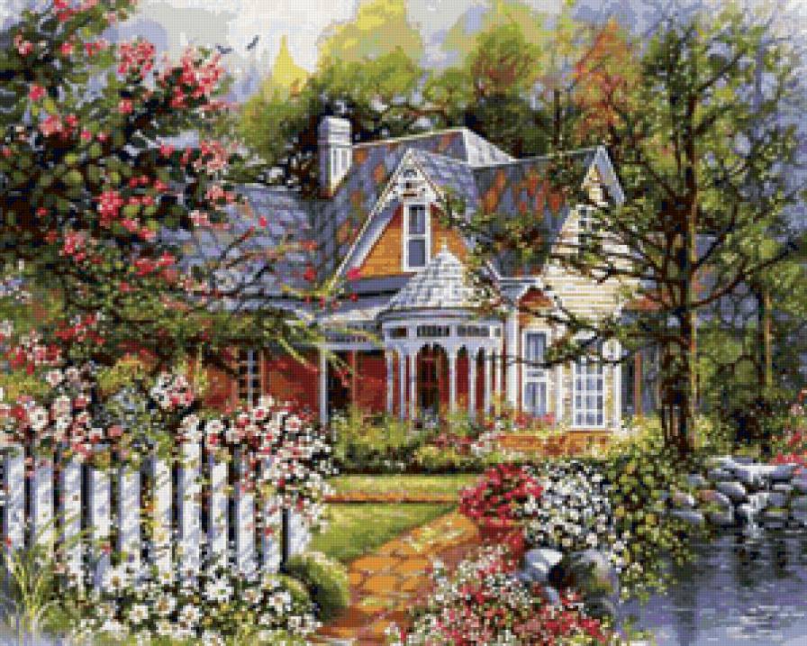 Серия домики - пейзаж, природа - предпросмотр