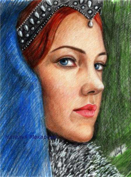 Хюррем - девушка, портрет - оригинал