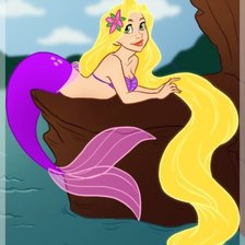 Схема вышивки «русалочка»