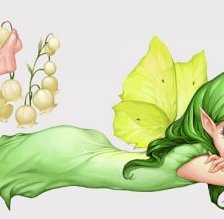 Схема вышивки «феечка»