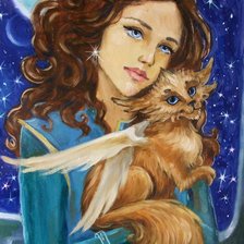 Схема вышивки «женский образ»