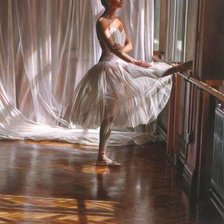 Схема вышивки «балерина»