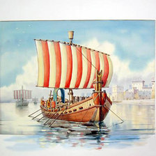 Схема вышивки «Парусники мира 7»