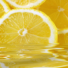 Схема вышивки «лимон»