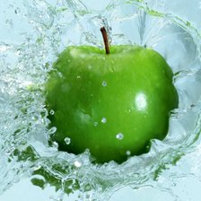 Схема вышивки «яблоко»