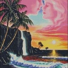 Схема вышивки «мужчина и женщина»