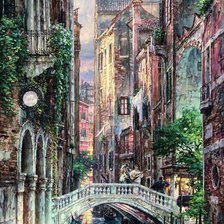 Схема вышивки «венеция»