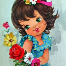 Схема вышивки «девочка»