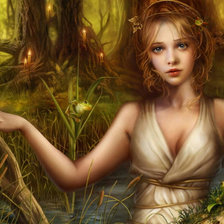 Схема вышивки «нимфа»