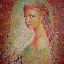 Схема вышивки «Красавица»